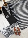 Jf 044 Crep Silk With Embroidery Work Top With Bottom Dupatta Wholesalers In Delhi